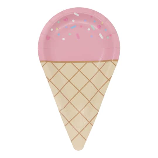 24 Packs: 8 ct. (192 total) 7" Ice Cream Dinner Plates by Celebrate It™